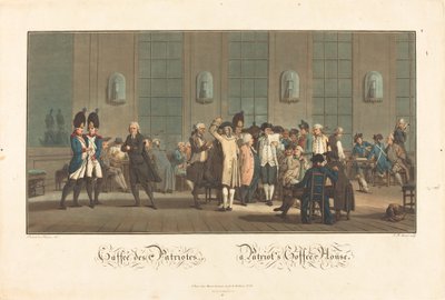 Café des Patriotes - Jean Baptiste Morret after Jacques François Joseph Swebach Desfontaines