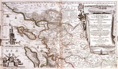 Carte du Poitou-Charentes (France) (Gravure) - Jean Baptiste Nolin