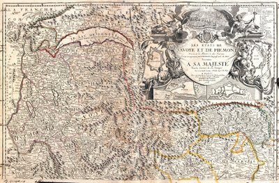 Carte de la Savoie et du Piémont (Italie) - Jean Baptiste Nolin