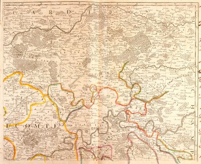 Carte du nord-est de l