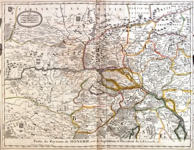 Carte de la partie nord-ouest du Royaume de Hongrie (Gravure) - Jean Baptiste Nolin