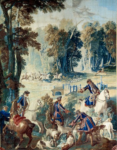 Chasse de Louis XV. Tapisserie par Jean Baptiste Oudry - Jean Baptiste Oudry