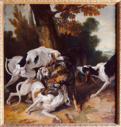 L’hallali du loup - Jean Baptiste Oudry
