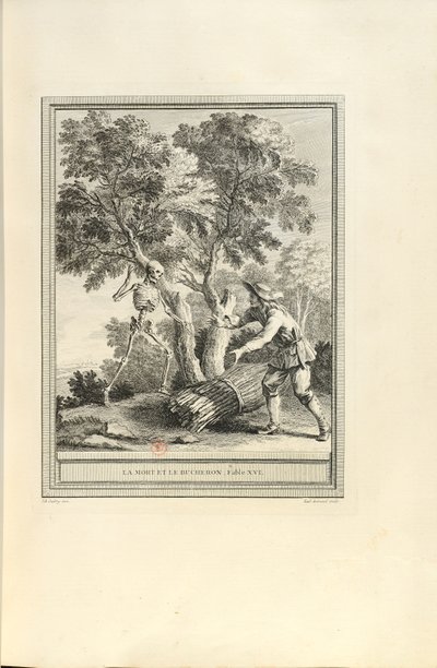 La mort et le bûcheron - Jean Baptiste Oudry