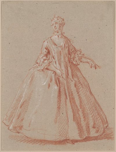 Femme debout - Jean Baptiste Oudry