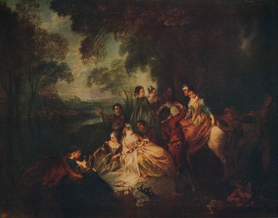 Fête Champêtre, vers 1722, vers 1915 - Jean Baptiste Pater
