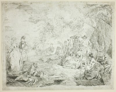 Les troupes se reposent - Jean Baptiste Pater
