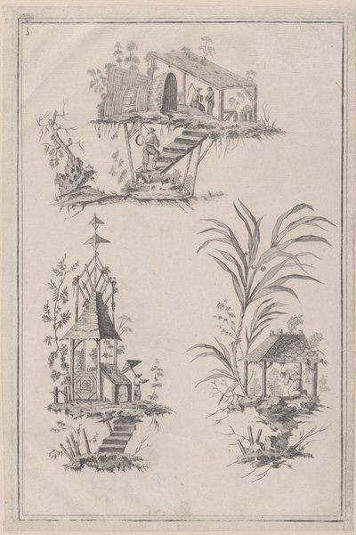 Ornements de chinoiserie, vers 1760-85 - Jean Baptiste Pillement
