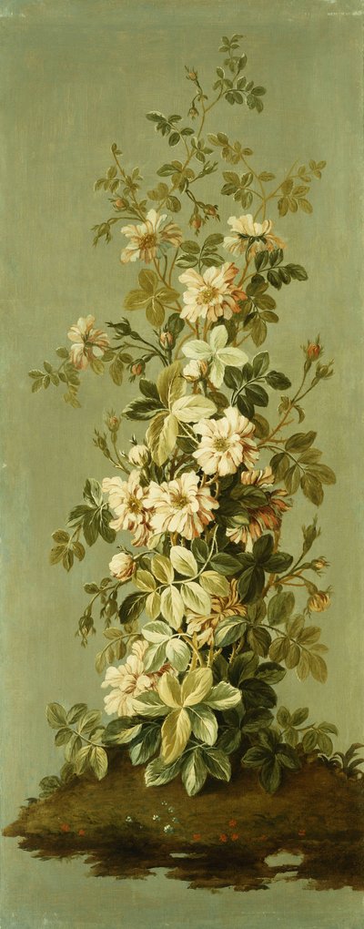 Panneaux décoratifs avec des fleurs - Jean Baptiste Pillement