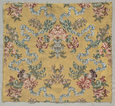Longueur de soie brochée, 1723-1774 - Jean Baptiste Pillement