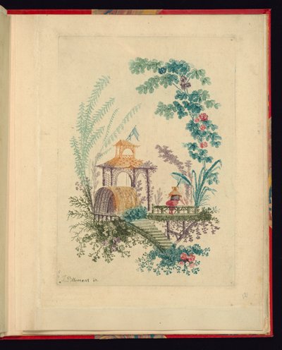 Motif ornemental de "Nouvelle suite de cahiers chinois à l