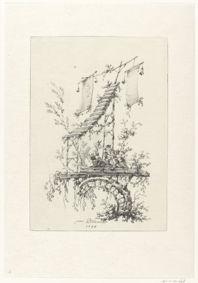 Composition ornementale de style chinoiserie - Jean Baptiste Pillement