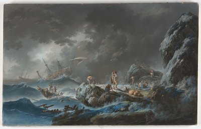 Le Naufrage - Jean Baptiste Pillement
