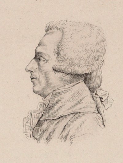 Portrait du violoniste et compositeur Niccolò Mestrino - Jean Baptiste Ponce Lambert