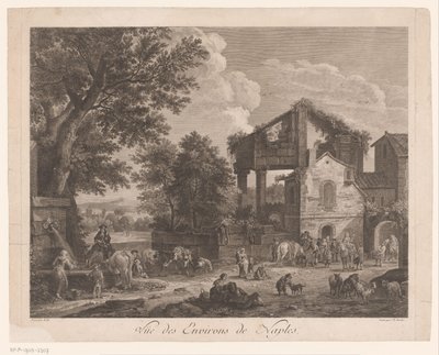 Vue des environs de Naples - Jean Baptiste Racine