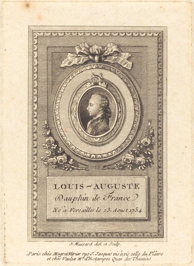 Louis-Auguste, Dauphin de France - Jean Baptiste Raphael Urbain Massard