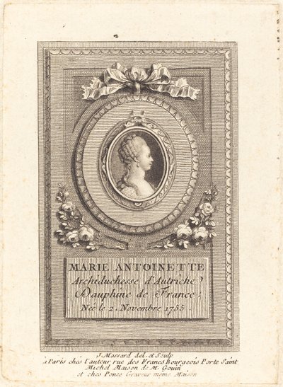 Marie-Antoinette - Jean Baptiste Raphael Urbain Massard