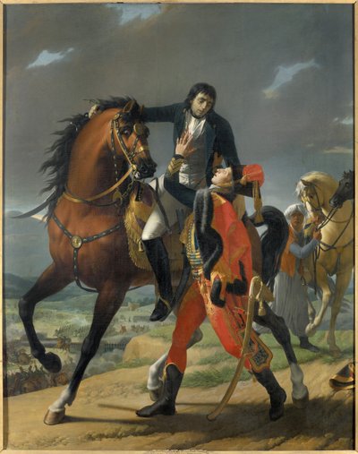 Mort du général Louis Charles Antoine Desaix à la bataille de Marengo le 14 juin 1800 - Jean Baptiste Regnault