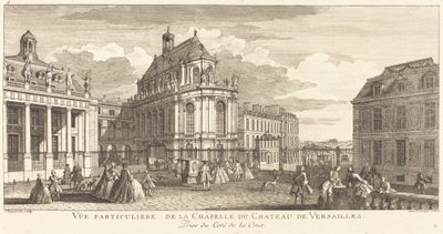 Vue particulière de la chapelle du château de Versailles - Jean Baptiste Rigaud