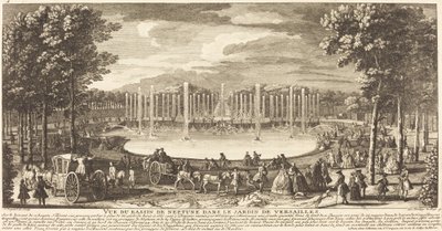 Vue du Bassin de Neptune dans le Jardin de Versailles - Jean Baptiste Rigaud