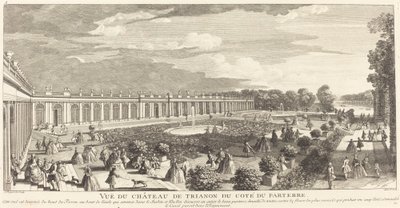 Vue du Château de Trianon du Côté du Parterre - Jean Baptiste Rigaud