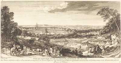 Vue du Paysage de la Maison Royale de Saint Cir - Jean Baptiste Rigaud