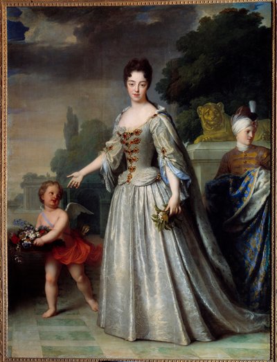 Portrait de Marie Adélaïde de Savoie, duchesse de Bourgogne dauphine de France - Jean Baptiste Santerre