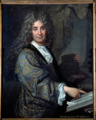Portrait de Nicolas Boileau dit Boileau Despréaux, écrivain français - Jean Baptiste Santerre