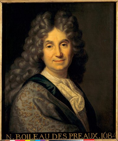 Portrait de Nicolas Boileau Despréaux (Boileau-Despréaux) (1636-1711) - Jean Baptiste Santerre