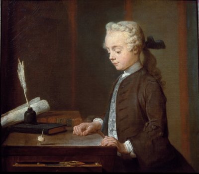 Garçon avec une toupie - Jean Baptiste Simeon Chardin