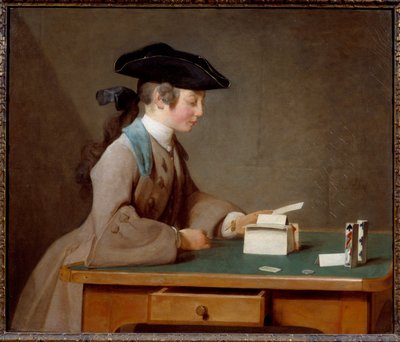 Le château de cartes (ou le fils de Monsieur Le Noir) - Jean Baptiste Simeon Chardin