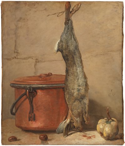 Lapin et pot en cuivre, vers 1739-40 - Jean Baptiste Simeon Chardin