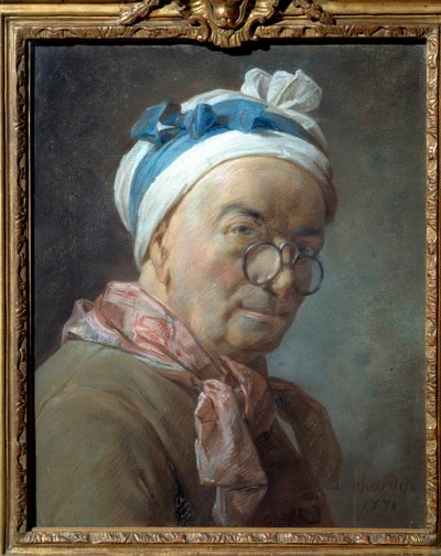 Autoportrait aux besicles - Jean Baptiste Simeon Chardin