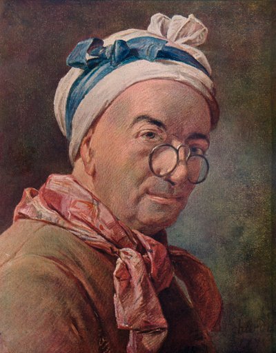 Autoportrait avec lunettes - Jean Baptiste Simeon Chardin