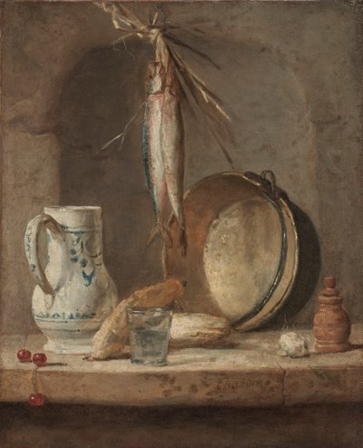 Nature morte avec harengs, vers 1735 - Jean Baptiste Simeon Chardin