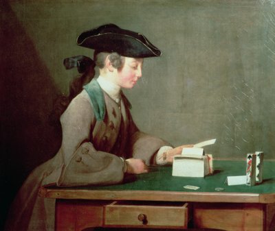 Le château de cartes, vers 1736-37 - Jean Baptiste Simeon Chardin