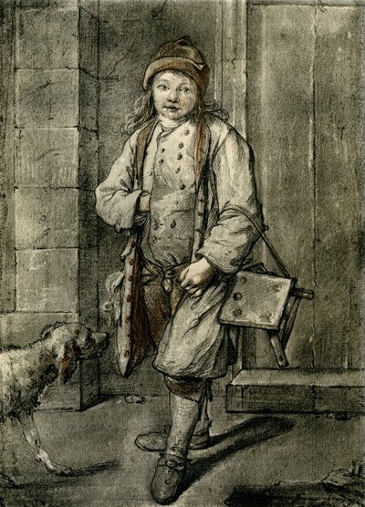 Le cireur de chaussures - Jean Baptiste Simeon Chardin