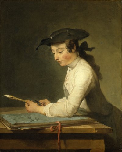 Le dessinateur - Jean Baptiste Simeon Chardin