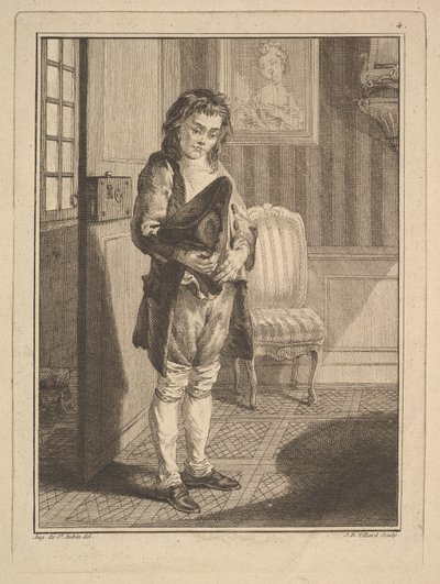 Décrotteur, de Mes gens, ou Les commissionnaires ultramontains au service, 1766-70 - Jean Baptiste Tillard