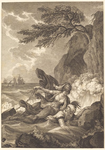 La fiancée du roi de Garbe: La cassette - Jean Baptiste Tilliard after Charles Monnet