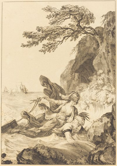 La fiancée du roi de Garbe : La cassette - Jean Baptiste Tilliard after Charles Monnet