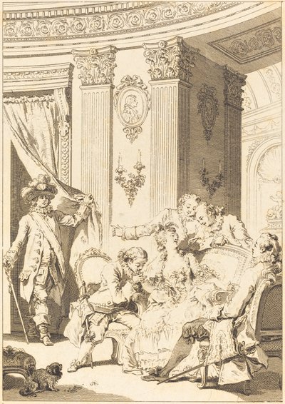 Le mari confesseur - Jean Baptiste Tilliard and Antoine Jean Duclos after Jean Honoré Fragonard