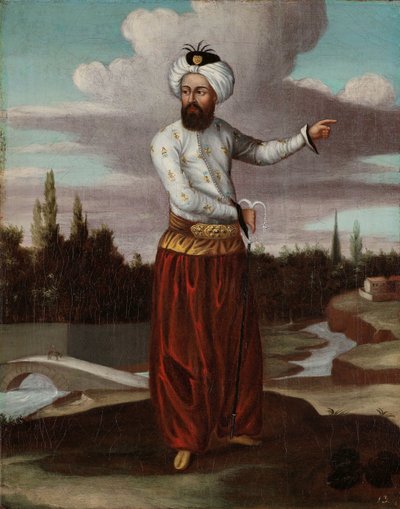 Un Chaous, un courrier du sultan - Jean Baptiste Vanmour (workshop of)