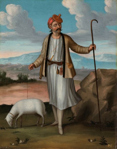 Berger albanais - Jean Baptiste Vanmour (workshop of)