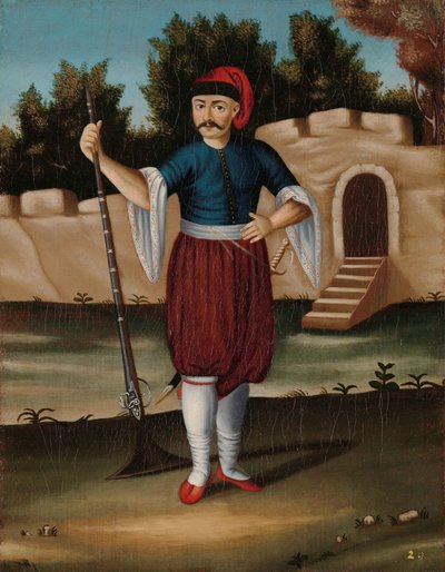 Homme de la côte albanaise - Jean Baptiste Vanmour (workshop of)