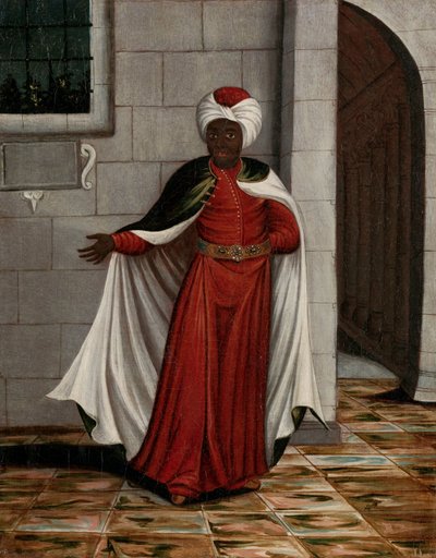 Le Kislar Aghassi, chef des eunuques noirs du sultan - Jean Baptiste Vanmour (workshop of)