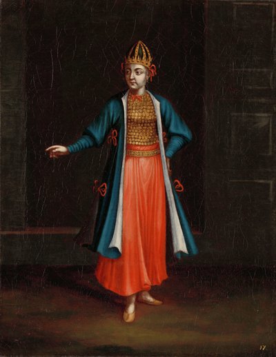 Femme de la Côte Bulgare - Jean Baptiste Vanmour (workshop of)
