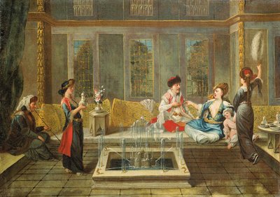 Intérieur arménien avec un sultan et son favori - Jean Baptiste Vanmour