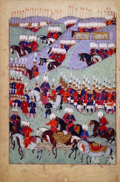Funérailles du sultan Soliman le Magnifique, Histoire du sultan Soliman, Istanbul, Turquie, 1579 - Jean Baptiste Vanmour