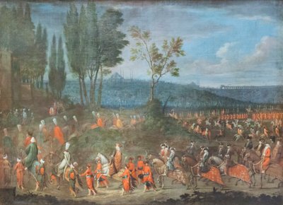 Le cortège ambassadeur - Jean Baptiste Vanmour